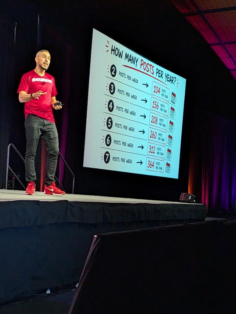 Daniel Disney delivering sales training